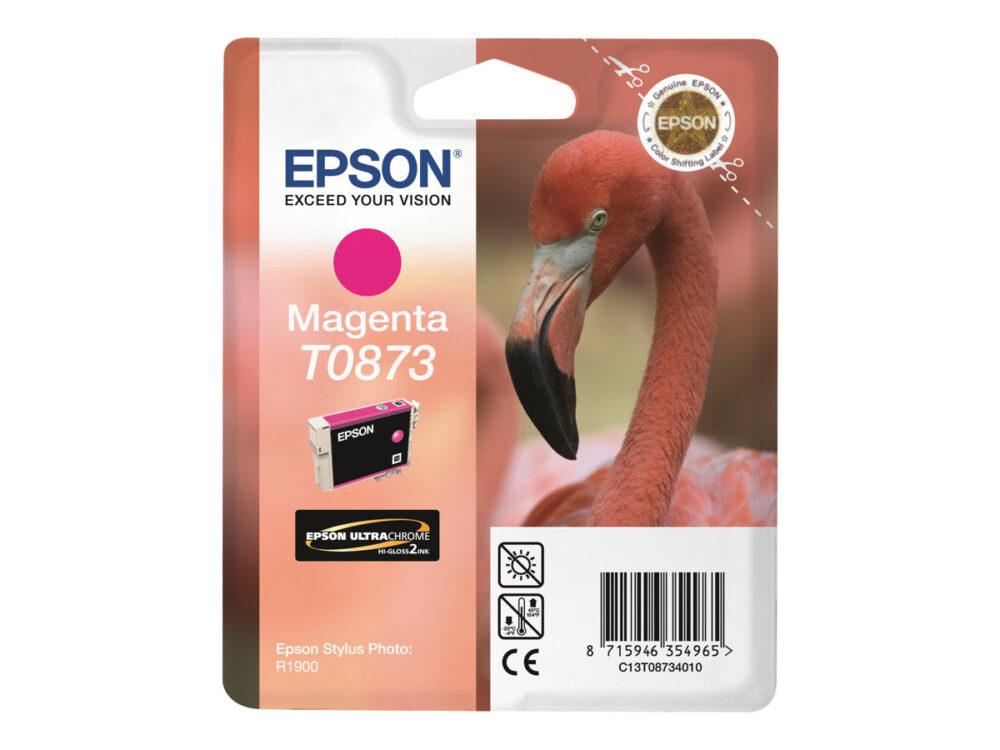 Epson T0873 Magenta Cartucho de Tinta Original - C13T08734010