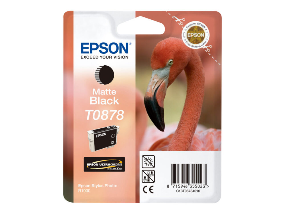 Epson T0878 Negro Mate Cartucho de Tinta Original - C13T08784010