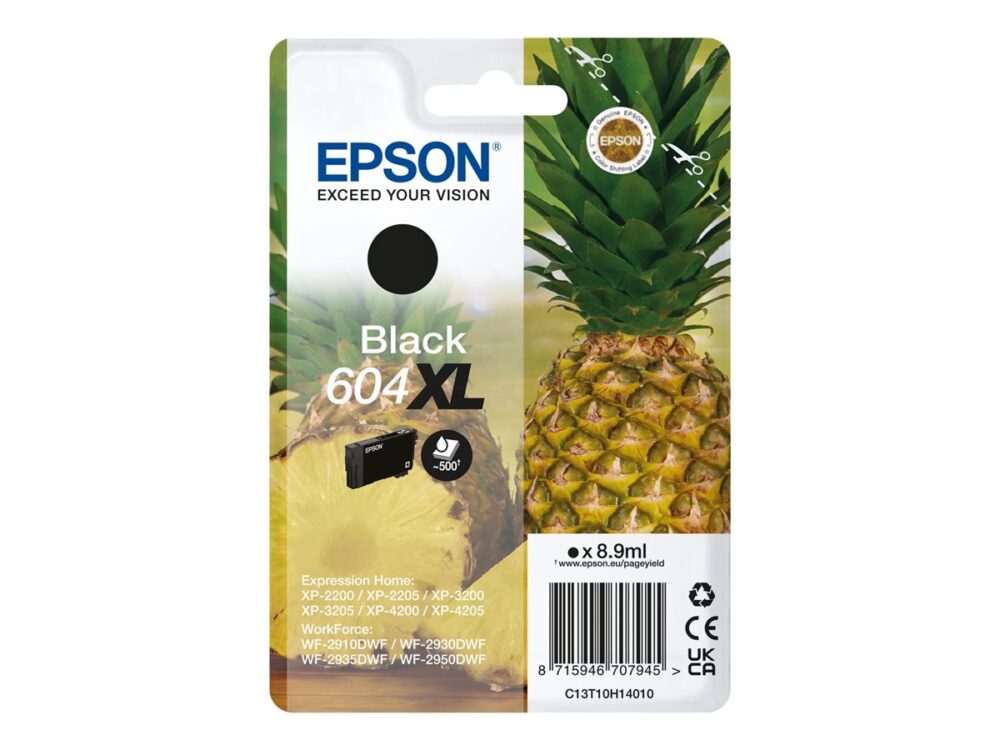 Epson 604XL Negro Cartucho de Tinta Original - C13T10H14010