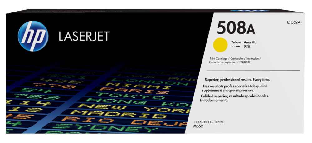 HP CF362A Amarillo Cartucho de Toner Original - 508A