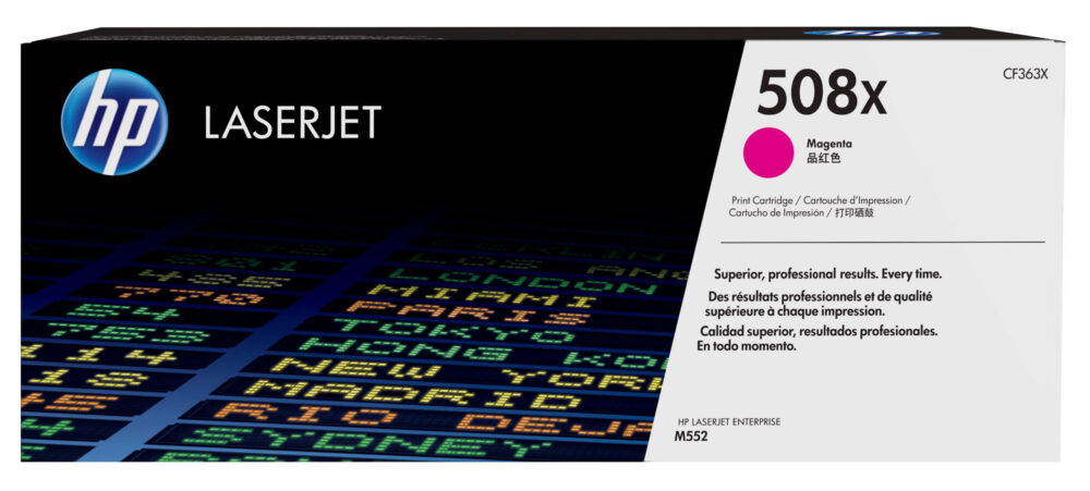 HP CF363X Magenta Cartucho de Toner Original - 508X