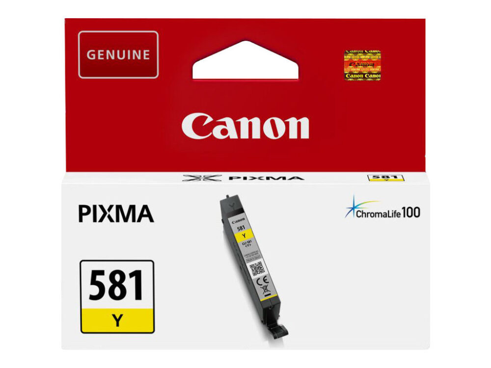 Canon CLI581 Amarillo Cartucho de Tinta Original - 2105C001