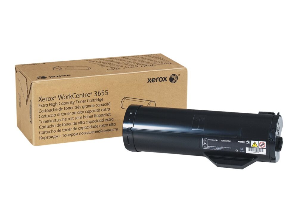 Xerox WorkCentre 3655 Negro Cartucho de Toner Original - 106R02740