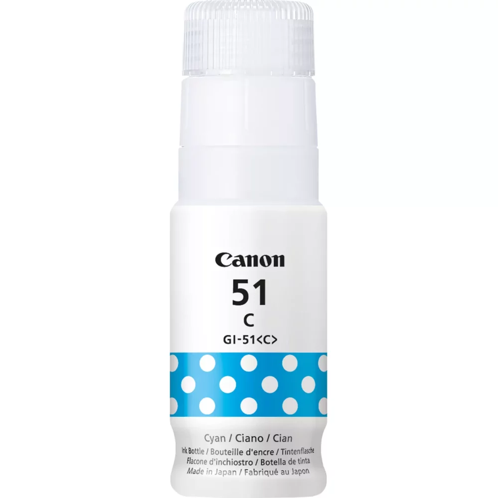 Canon GI51 Cyan Botella de Tinta Original - GI51C/4546C001