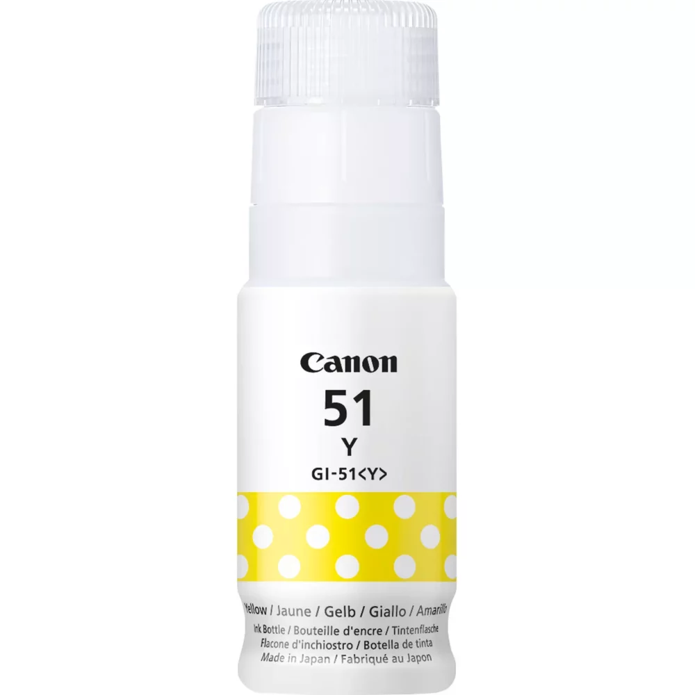 Canon GI51 Amarillo Botella de Tinta Original - GI51Y/4548C001