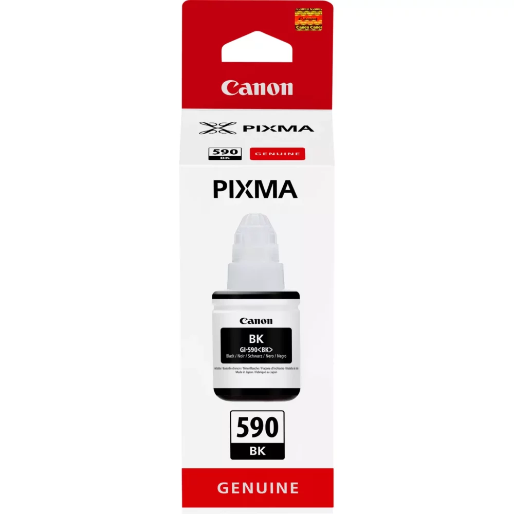 Canon GI590 Negro Botella de Tinta Original - GI590BK/1603C001