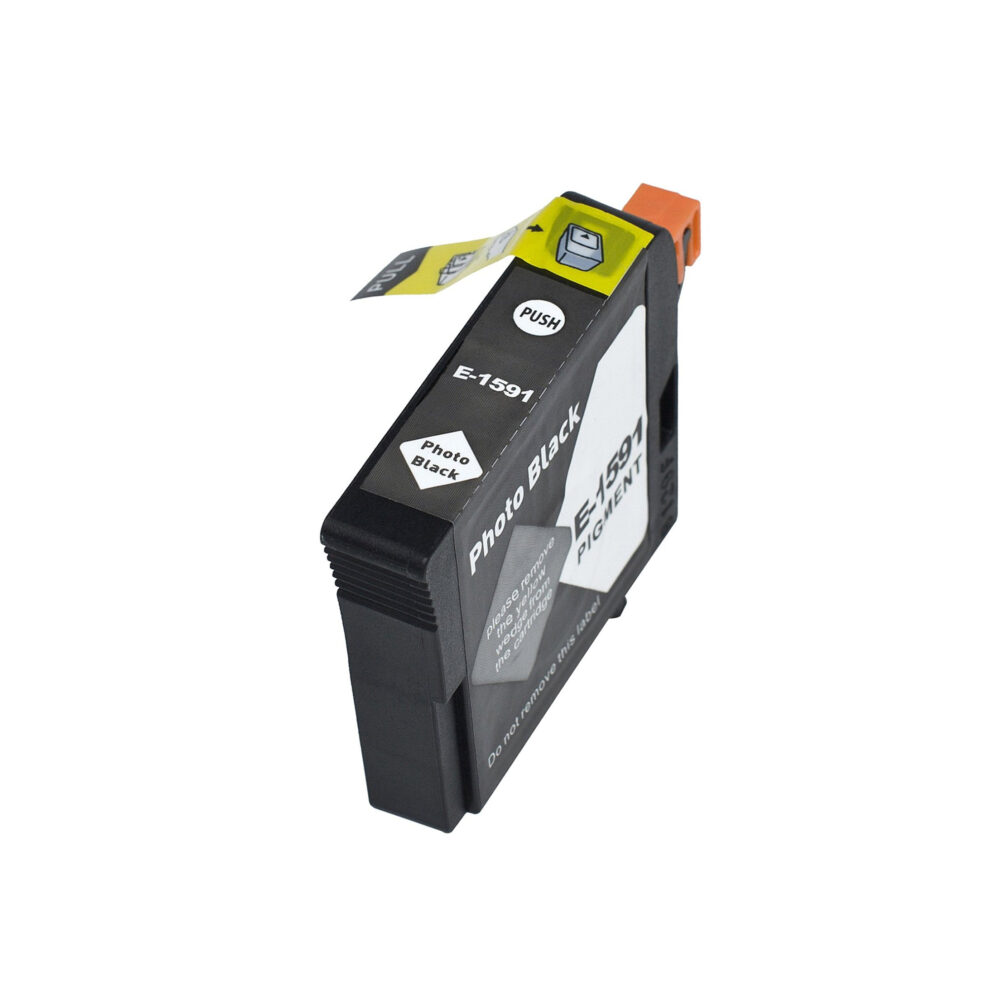 Epson T1591 Negro Photo Cartucho de Tinta Pigmentada Generico - Reemplaza C13T15914010