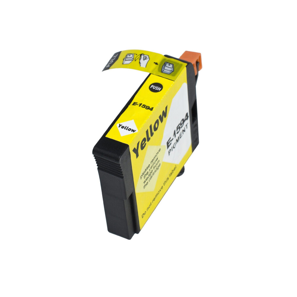 Epson T1594 Amarillo Cartucho de Tinta Pigmentada Generico - Reemplaza C13T15944010