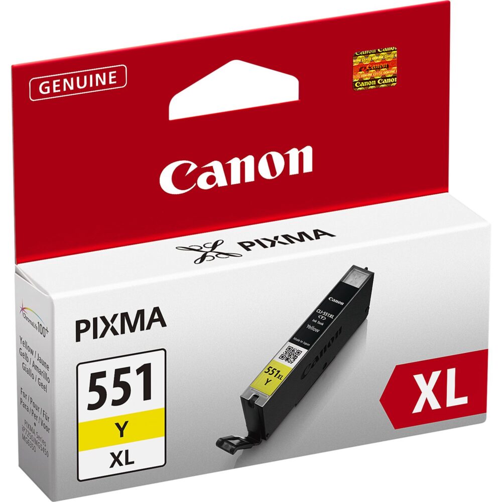 Canon CLI551XL Amarillo Cartucho de Tinta Original - 6446B001