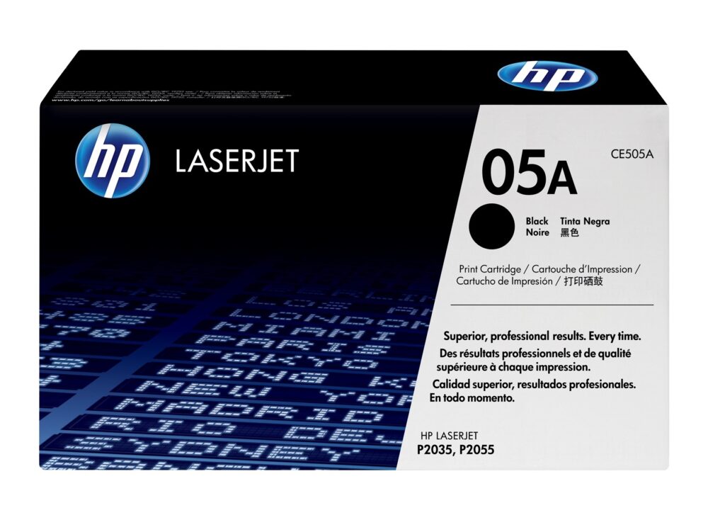 HP CE505A Negro Cartucho de Toner Original - 05A